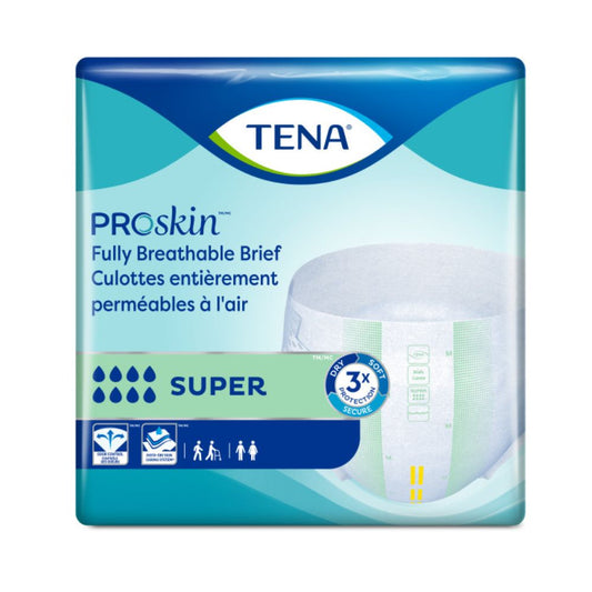 TENA ProSkin Unisex Ultra Stretch Incontinence Fully breathable Briefs - 3XL