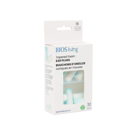 Tapered Foam Ear Plugs - 16 Pairs