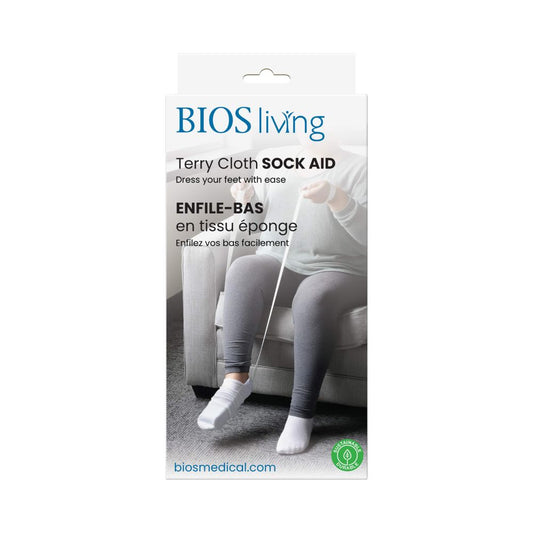 Terry Cloth Sock Aid
