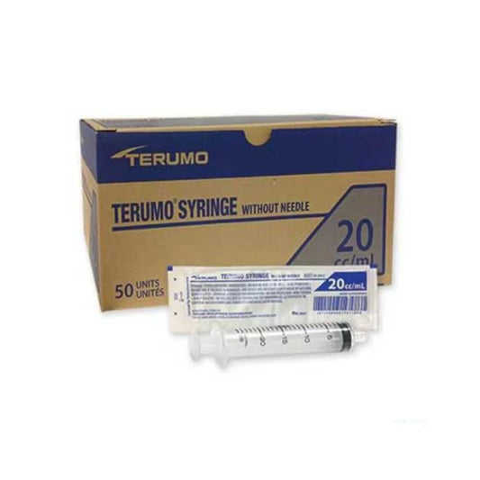 Terumo 20ml Luer Slip Tip Syringe - Box of 50