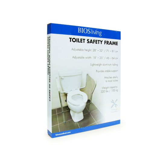 BIOS Living Toilet Safety Frame - Aluminum