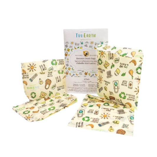 Tru Earth Beeswax - 4 Snack Bags