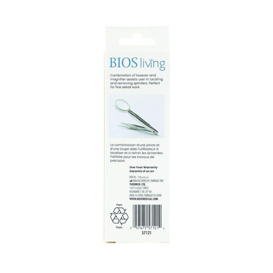 Tweezer with Magnifier - 1in. Lens