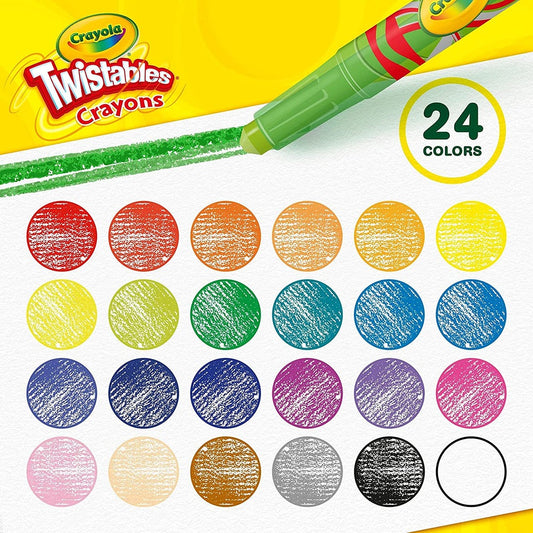 Crayola 24 Count Twistables Crayons - Case of 12 Boxes