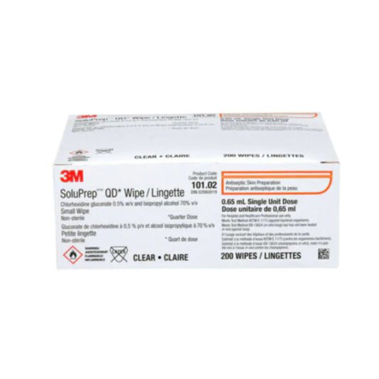 3M™ SoluPrep™ Quarter Dose Antiseptic Wipe