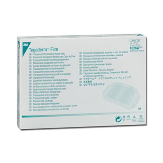 3M™ Tegaderm™ Transparent Film Dressing with Border - 10cm x 12cm