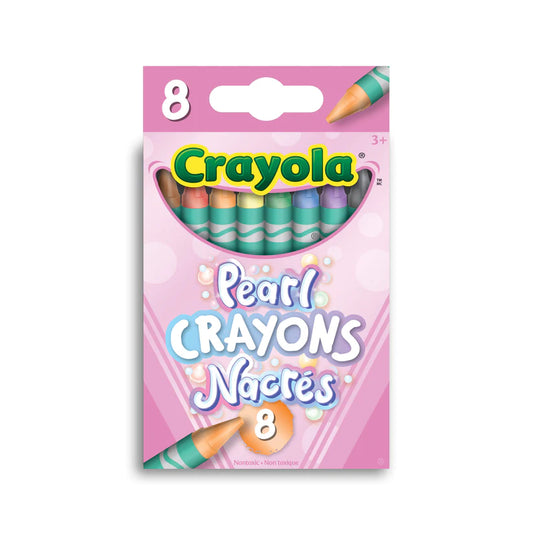 Crayola 8 Count Pearl Crayons - Case of 48 Boxes