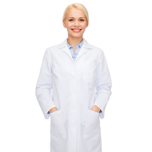 Unisex Knee Length Lab Coat