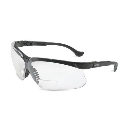 UVEX GENESIS SAFETY GLASSES WITH MAGNIFIERS