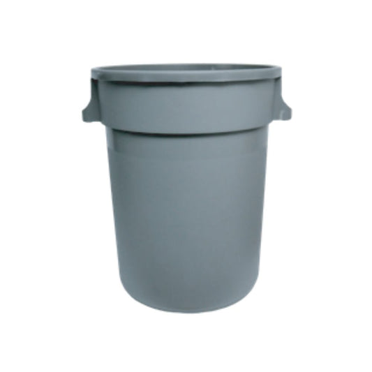 Victoria Bay Trash Can Round, Heavy Duty, Grey