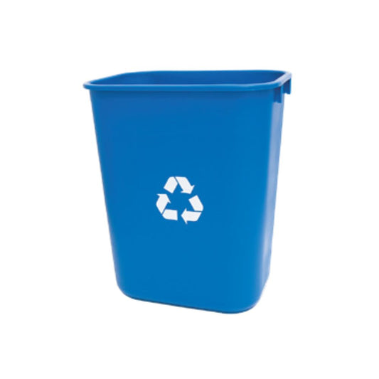 Victoria Bay Recycling Bin Without Lid, Blue - Case of 20