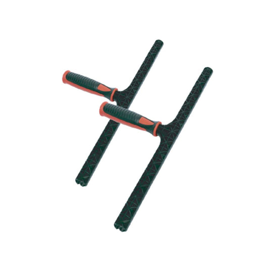 Victoria Bay T-Bar Window Washer, Black and Red - Case of 100