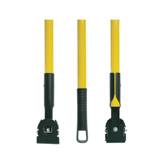 Victoria Bay VBUM60SYFiberglass handle with w/ Clip-on Dry Mop Frame, 60"- Case of 20
