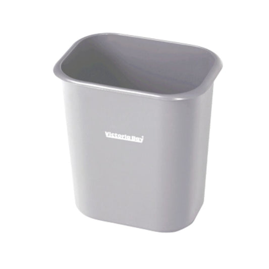 Victoria Bay VBWB14A Trash Can Without Lid, Grey, 14L- Case of 20
