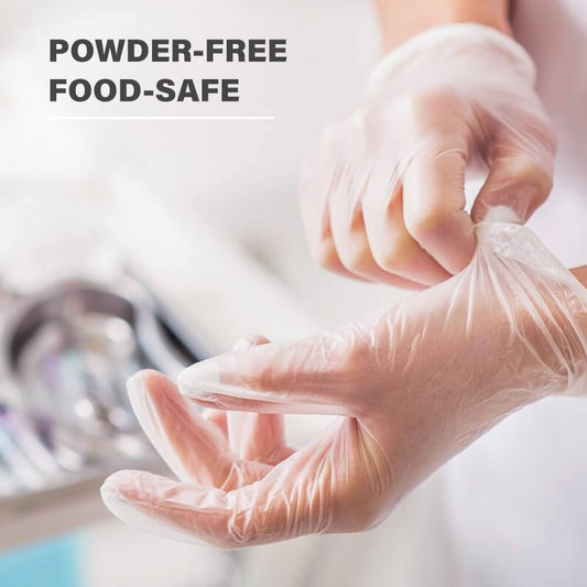 3 Mil Powder Free Vinyl Gloves