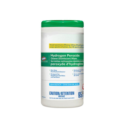Clorox Hydrogen Peroxide Disinfecting Wipes - Canister