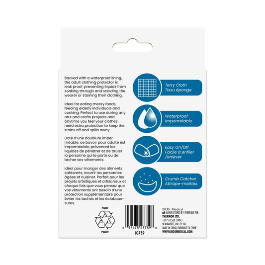 Waterproof Terry Clothing Protector
