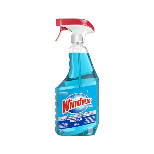Windex Glass and Window Cleaner, Unscented - 765 mL