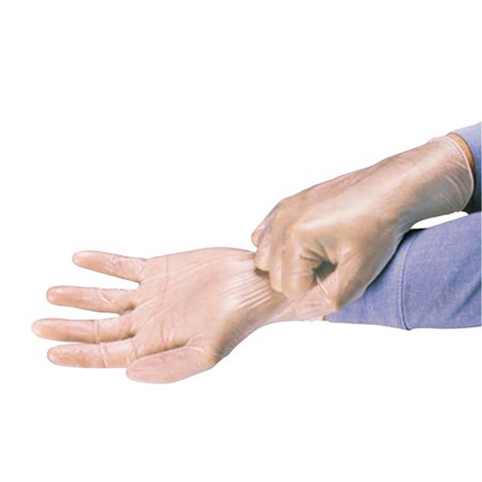 Ansell Dura-Touch Clear Vinyl Gloves