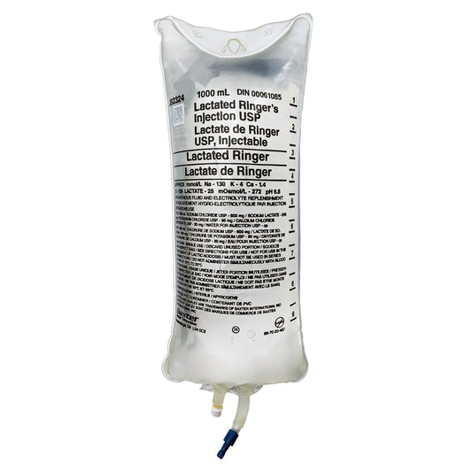 Baxter® Lactated Ringer’s Injection Solution USP - 1000 mL Bag