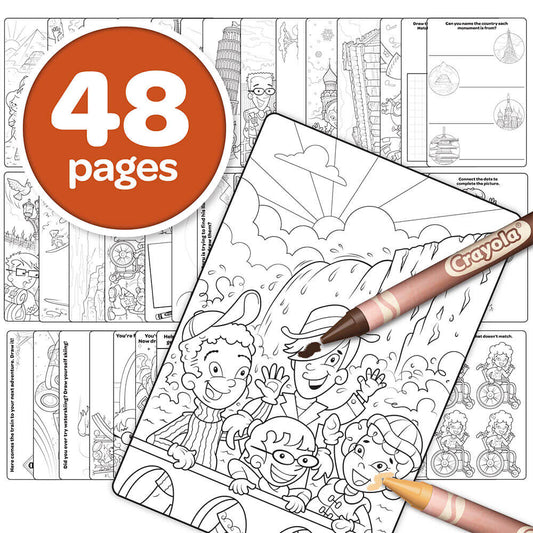Crayola Colours Of The World Colouring Pages