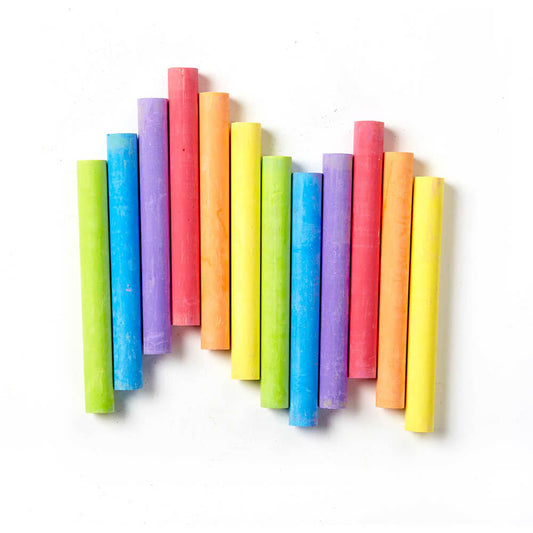 Crayola 12 Count Coloured Chalk - Case of 10 Boxes