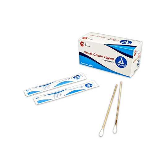 Dynarex Sterile Cotton-Tipped Applicator, 6"