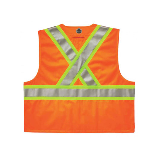 Glowear Two-Tone X-Back Safety Vest, Type R, Class 2