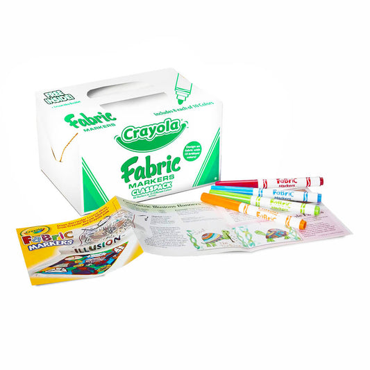 Crayola Fabric Marker Classpack, 80 count - Case of 3 Boxes