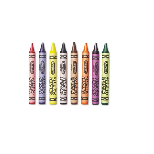 Crayola 8 Count Jumbo Crayons - Case of 12