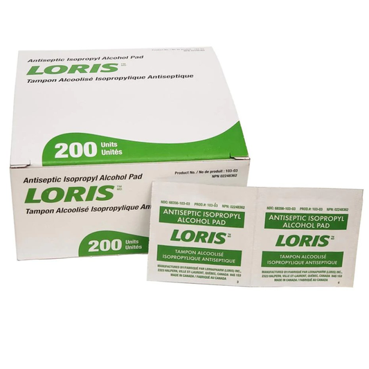 Loris™ Alcohol Swabs With 70% Isopropyl Alcohol