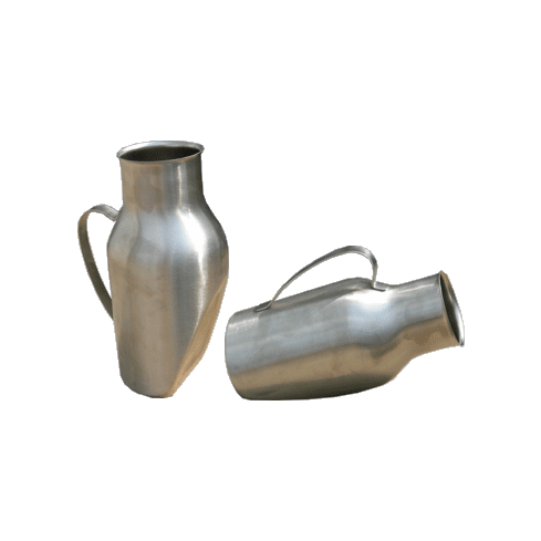 Stainless Steel Male Urinal, Horizontal type, Capacity 1.5 liters, 113 x 235mm