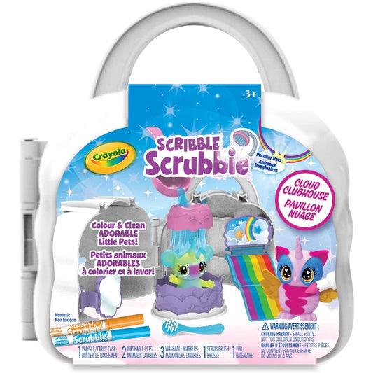 Crayola Scribble Scrubbie Peculiar Pets, Cloud Clubhouse Play Set - Case of 2