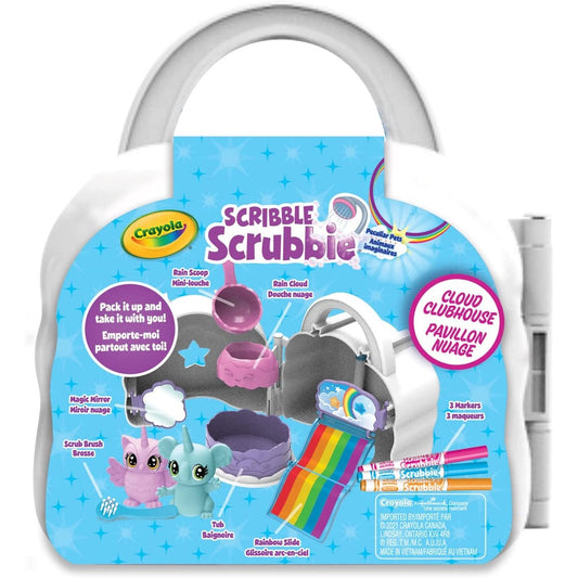 Crayola Scribble Scrubbie Peculiar Pets, Cloud Clubhouse Play Set - Case of 2