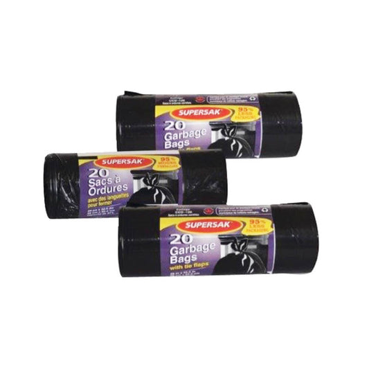 Eco Garbage Bags With Tie Flaps