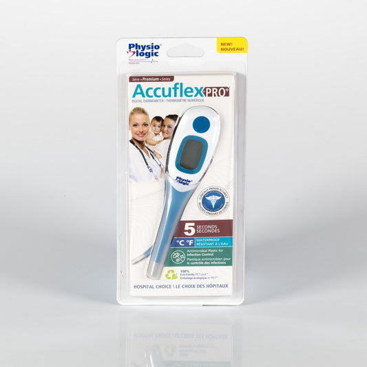 A Physio Logic AccuflexPro+ 5 second Digital Thermometer box pack