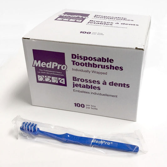 MedPro Disposable Toothbrushes, Adult