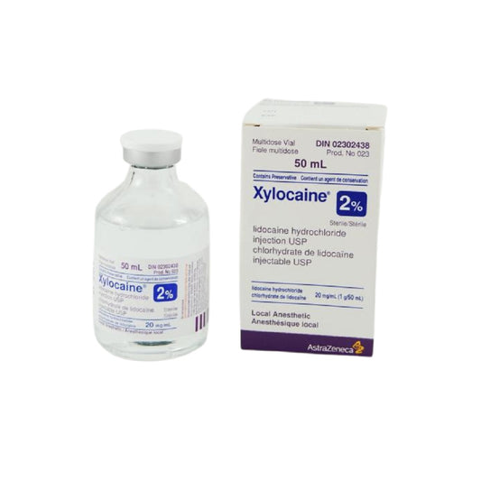 Anesthetic Local Inj Xylocaine 2% w/preserve 50ml Vial