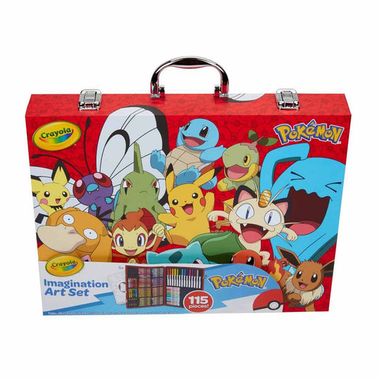 Crayola Pokémon Inspiration Art Case, 115 Pcs