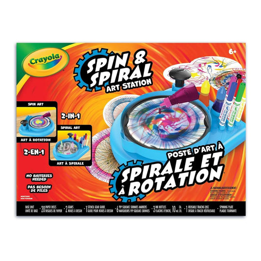 Crayola Spin & Spiral Art Station 2.0 - Case of 4 Stations