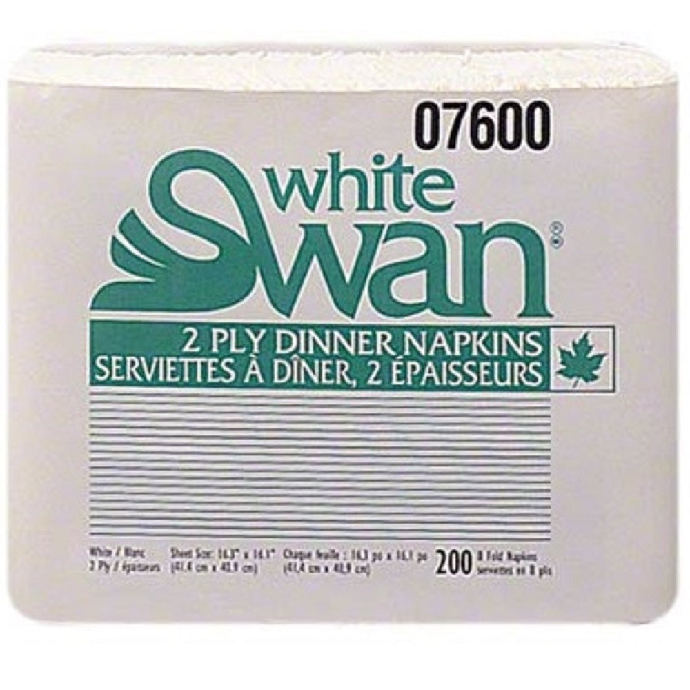 White Swan® 2-Ply Dinner Napkins (07600)