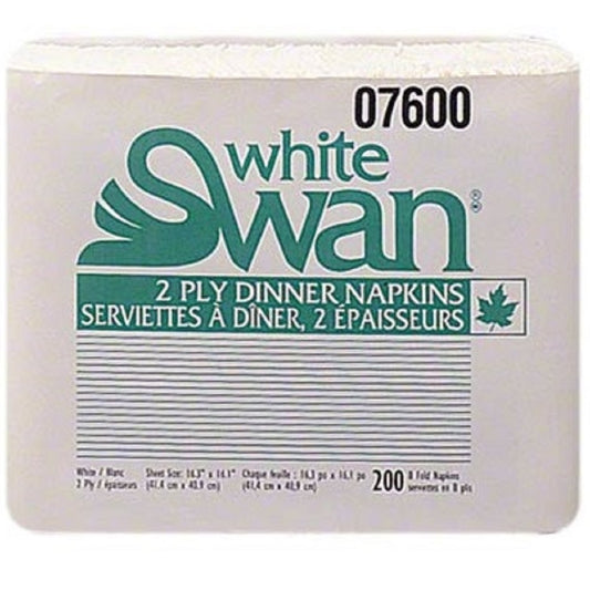 White Swan® 2-Ply Dinner Napkins (07600)