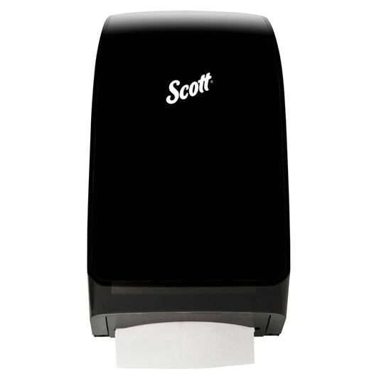 Scott® Kimberly Clark, Hygienic Bathroom Tissue Dispenser,  7.00" x 5.72" x 13.33", Black, 39728