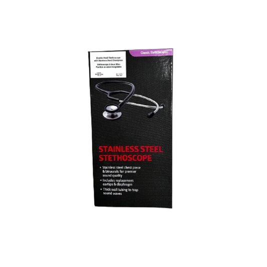 Cardiology Stethoscope with Stainless Steel Chestpiece, Latex-Free