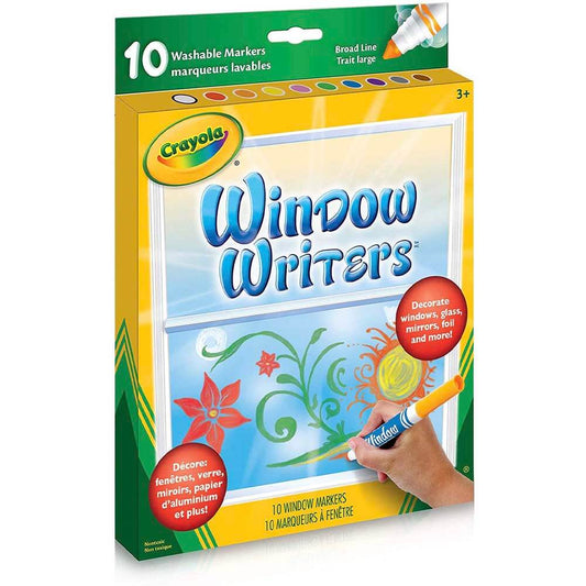 Washable Window Markers - 10 Count