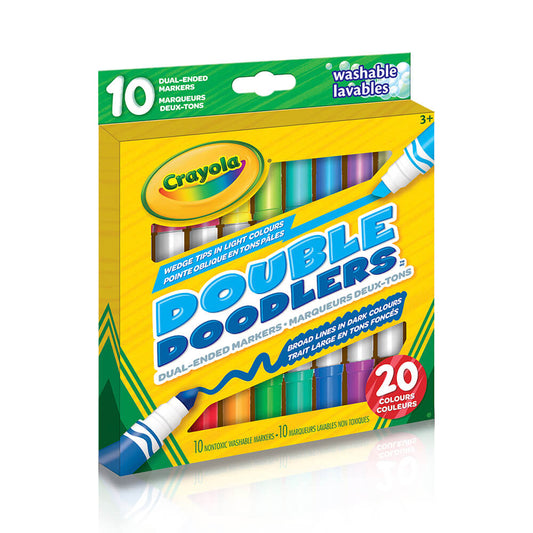 Crayola Double Doodlers Markers, 10 Count