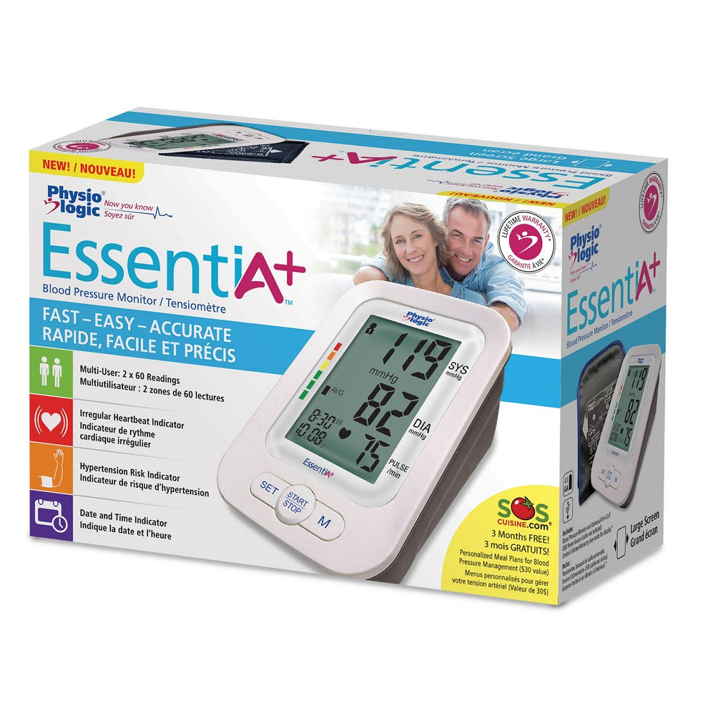 A Physio Logic EssentiA Blood Pressure Monitor Box