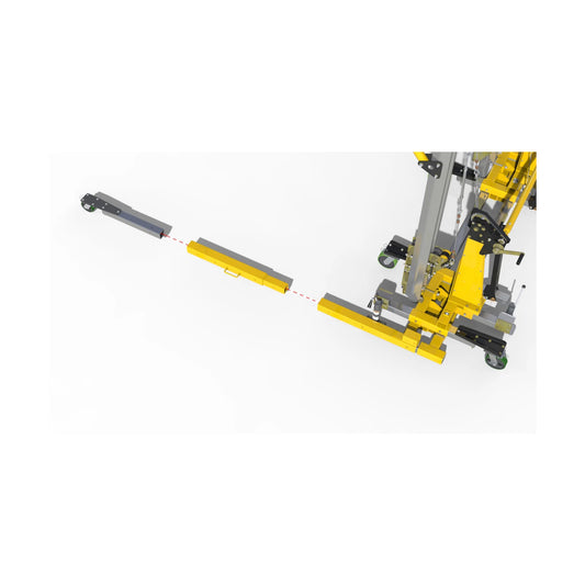3M™ DBI-SALA® FlexiGuard™ C-Frame System, 8517701, adjustable height, silver/yellow