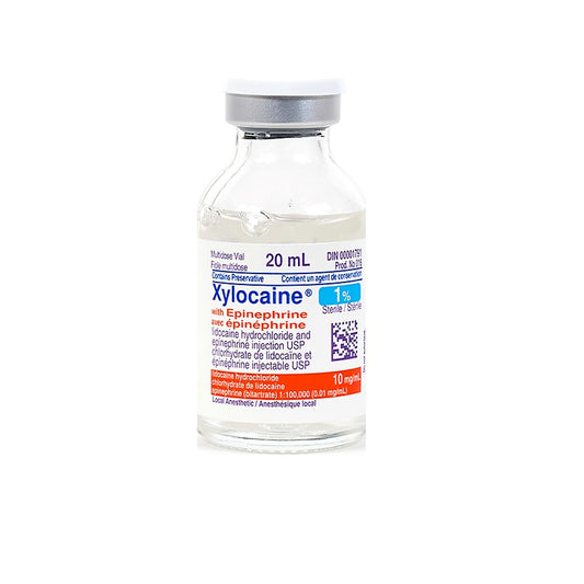 Xylocaine® Injections, Anesthetic 1% w/EPI 1:200m - 20ml Vial