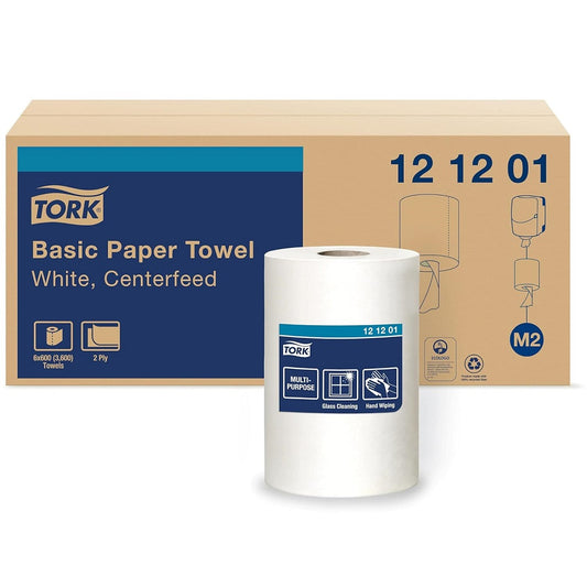 Tork® Advanced Soft Centerfeed Hand Towel, 2 Ply, White, 121201